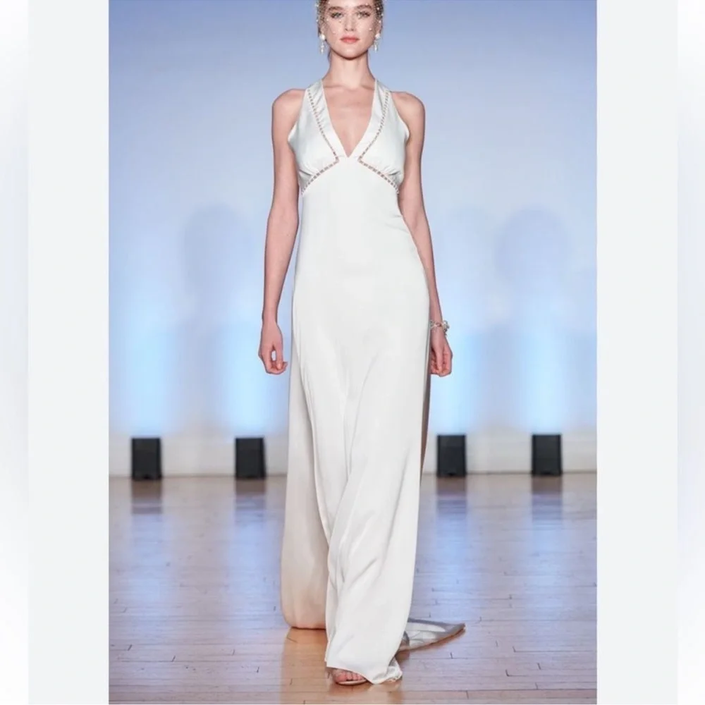 Sachin & Babi size 14 Astor pearl-embellished gown - Picture 3 of 14